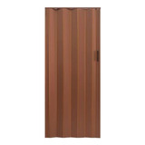 Puerta Plegadiza De Pvc Fracas H De 6 Mm Cedro 70x200