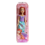 Boneca Princesa Disney Ariel C/ Saia Pequena Sereia - Mattel