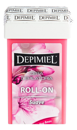 Cera Roll-on Descartable Suave Rosa Mosqueta X100g Depimiel