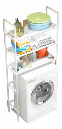 Organizador Lavadora Mueble De Baño Estante Rack Limpieza