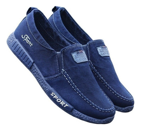 Mocasines De Lona Transpirables Para Hombres Del Viejo Beiji