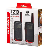 Radio De Comunicación Motorola T210 Walkie Talkie 22 Canales
