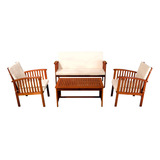 Beckley Set De Muebles Y Asientos Para Jardín., 4 Piece