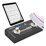 Pedal Sem Fio Bluetooth Passador De Página Partitura E Cifra