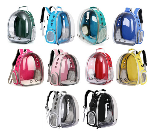 Morral Astropet Mochila Transparente Mascotas  Gatos Perros