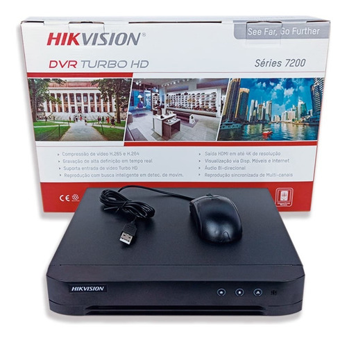 Dvr Gravador Hikvision 720p H.265+ 16 Canais Ids-7216hghi-m1 110v/220v