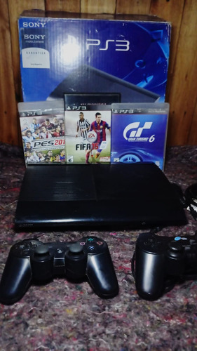  Playstation 3 Super Slim 500gb + Juegos