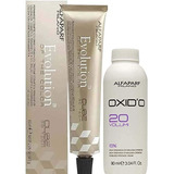 Kit Coloração Alfaparf 7.31 Louro Médio Dourado Cinza +ox20v