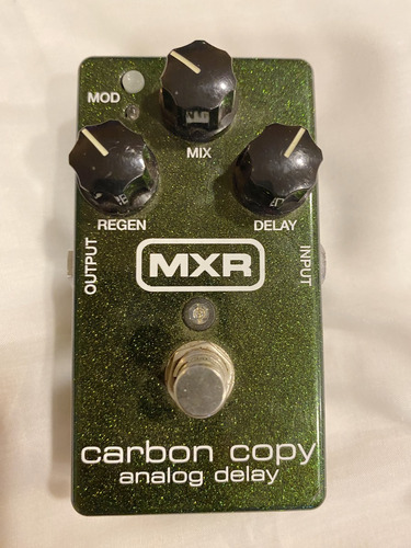 Pedal De Efecto Mxr Carbon Copy Analog Delay M169  Verde