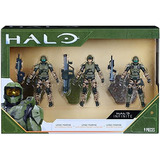 Halo 4? Unsc Marines 3 Figure Pack Halo Fans - Build Your Ha