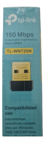 Antena Nano Usb Tp-link Tl-wn725n Wifi N150