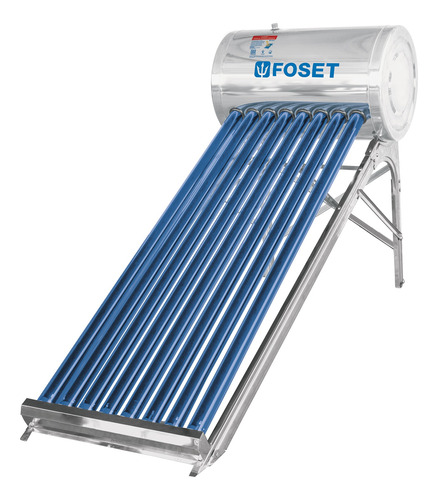 Calentador Solar De Agua,8 Tubos, 94l, Foset 45274