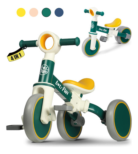 Lol-fun Bicicleta De Equilibrio Para Ninos De 1 A 4 Anos, Re
