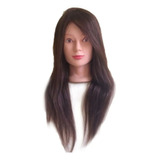 Manequim Boneca Cabelo Misto Suporte De Mesa E Espuma Brinde