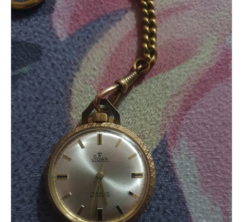 Reloj Stowa Bolsillo Bañado Oro