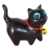 Escultura De Gato Em Miniatura, Figura Decorativa De Gato,