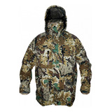 Campera Tricapa Impermeable Camuflado Hoja Calidad Forest