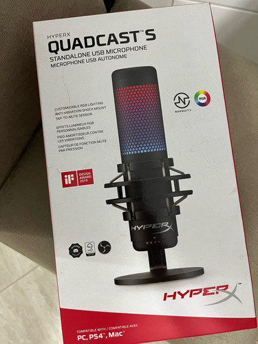 Microfone Hyperx Quad S