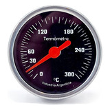 Reloj Pirometro Termómetro C/bulbo Para Freidora 300 ° C