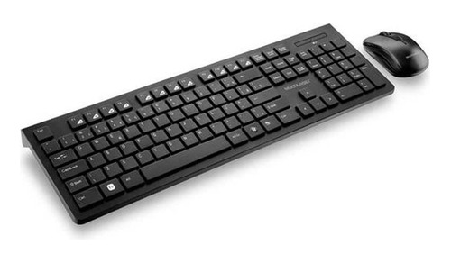 Kit Gamer Teclado+mouse Sem Fio Preto