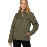 Chamarra Tommy Hilfiger Para Mujer Xl Verde Oscuro