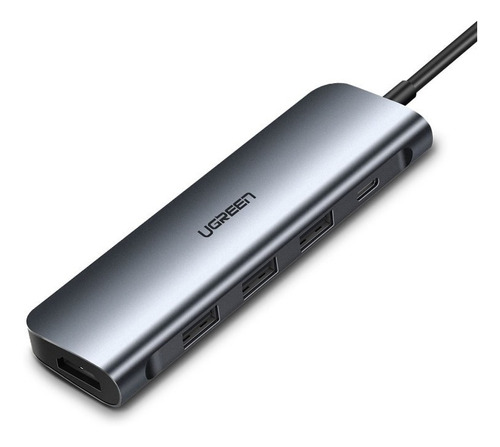 Adaptador Hub Ugreen Usb C 5 En 1 3.0 - Hdmi 4k