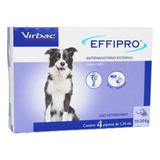 Antipulgas E Carrapatos Effipro Virbac 10 A 20kg - 4 Pipetas