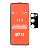 Vidrio Completo + Vidrio Cámara Para Samsung S20 Fe