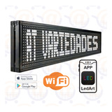 Letreiro Led Digital 100x20 Painel Led App Wifi 