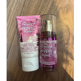 Set Crema Y Mist Mini Winter Candy Apple Bath And Body