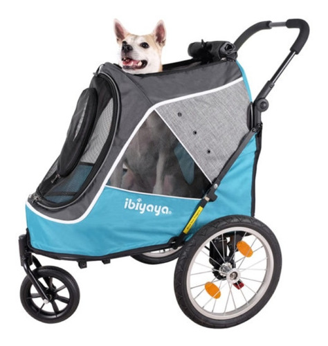 Coche Ibiyaya Happy Pet Trailer Carrito Perro 30kg Mascotas