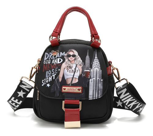 Crossbody Backpack De Nylon Dreamer Nikky By Nicole Lee Ss24