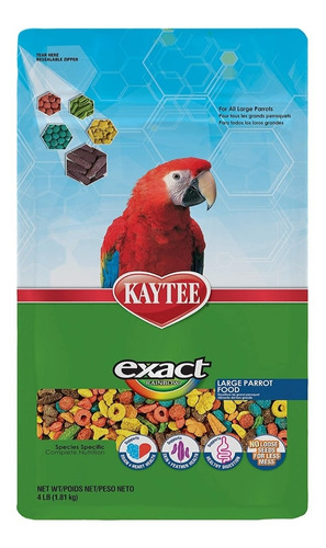 Alimento Guacamayas Kaytee Exact Rainbow 1.81 Kg