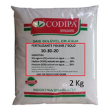 Adubo Npk 10 30 20 Fertilizante Solo Foliar 2 Kg Faz 200 Lts