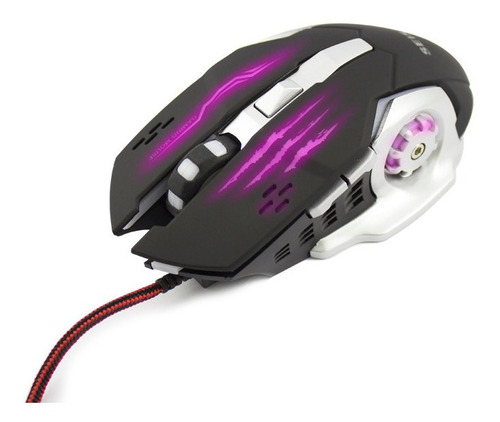 Mouse Optico Gamer Usb Seisa Dn-8920 Usb 1000dpi Resolucion Color Negro