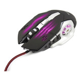 Mouse Optico Gamer Usb Seisa Dn-8920 Usb 1000dpi Resolucion Color Negro