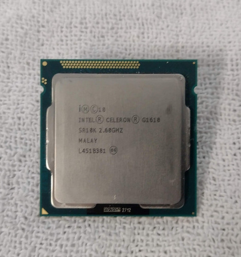 Processador Intel Celeron G1610 2.60ghz Lga 1155