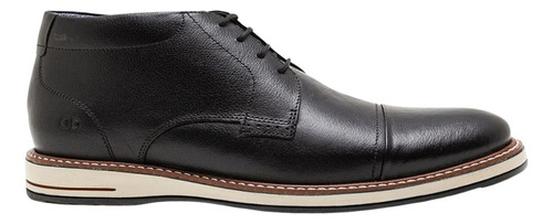 Bota Masculina Couro Democrata Oliver Preto