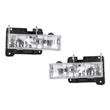 Faros Silverado 1992 1993 1994 1995 1996 1997 Cristal 1 Par