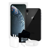 Apple iPhone XR 128 Gb Negro Con Caja Original + Protector