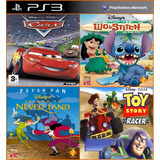 Cars + Peter Pan + Toy Story Racer + Lilo Stick Ps3 4en1