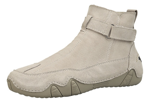 Botas De Cuero Casuales Para Hombre Botines De Caminar Traba