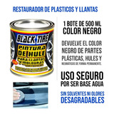 Restaurador Plásticos Y Llantas Black Tire Ecológico  500 Ml