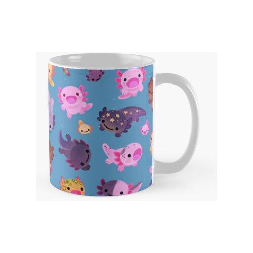 Taza Ajolote Feliz - Azul Calidad Premium