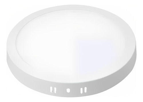 Plafón Led Candela Base Circular 18w Luz Cálida 225x40