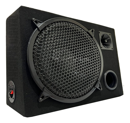 Woofer 12'' + 2tweeter + Cajon Alfombrado Con Bornera 120rms