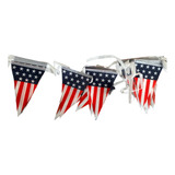 Banderas De Estados Unidos Triangulares Banderines