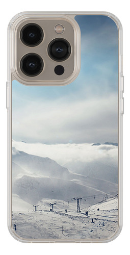 Funda Transparente Para iPhone  Diseñoski En La Nieve #