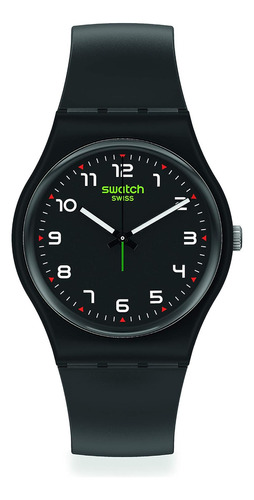 Reloj Swatch So28b100 Masa Unisex (modelo: So28b100) Color De La Correa Negro Color Del Bisel Acero Inoxidable Color Del Fondo Negro