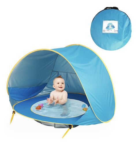 Tenda De Praia Para Bebê E Brinquedos Com Piscina